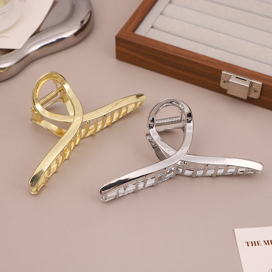 Metallic Grip Hair Claw