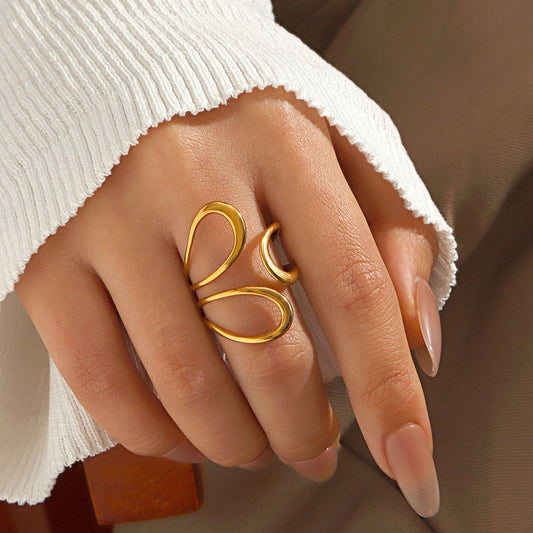 Golden Coil Ring