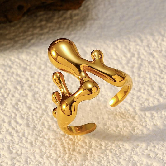 Drizzle of Gold Ring