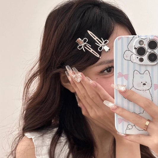 Bold little Bow Hair Clip (pack of 2)