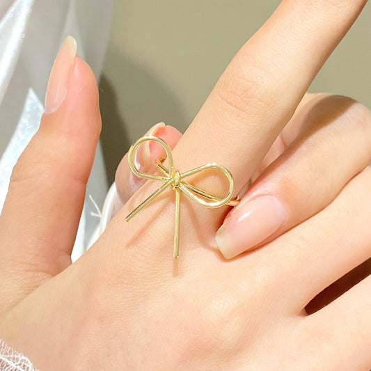 Dainty Darling Bow Ring