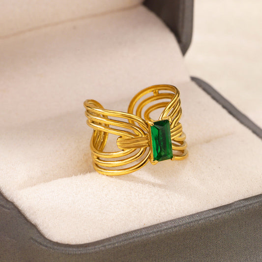 Crowncore Emerald Ring