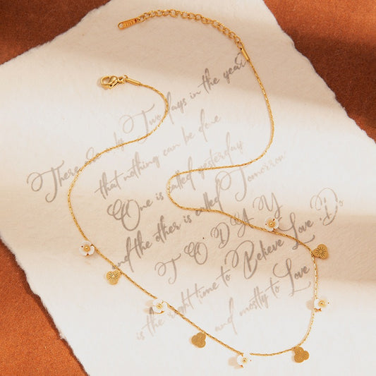 Golden Spring Necklace