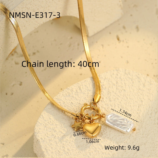 Charmed Trio Necklace (Removable Charms)