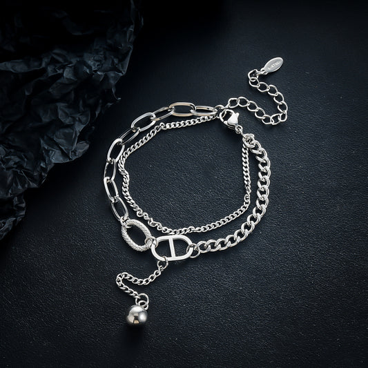 Unchained Silver Bracelet