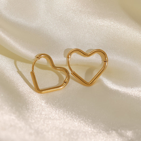 Love Echoes Heart Earrings