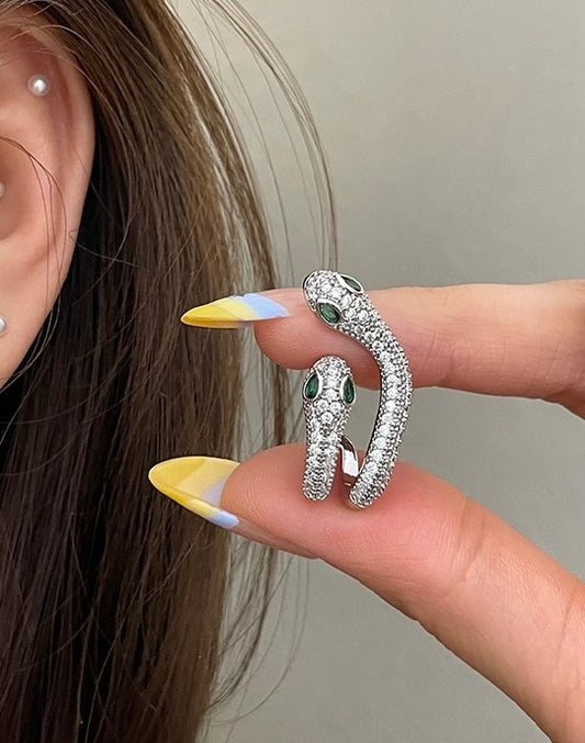 Silver Poison Ear-cuff (single piece)