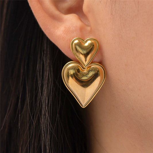Last Kiss Heart Earrings