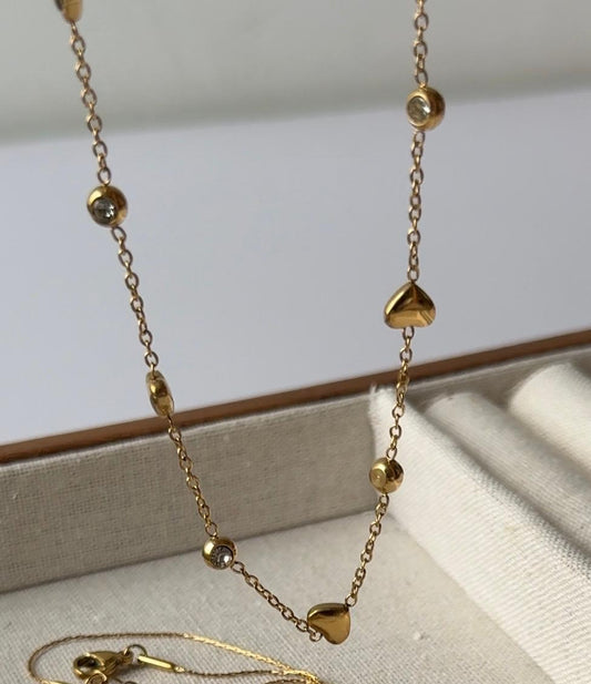 Heart Charms Necklace