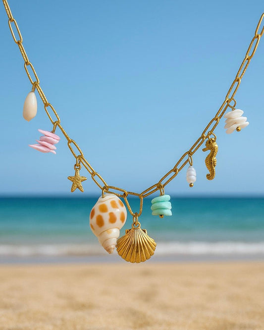 Barbados Beachy Charm Necklace