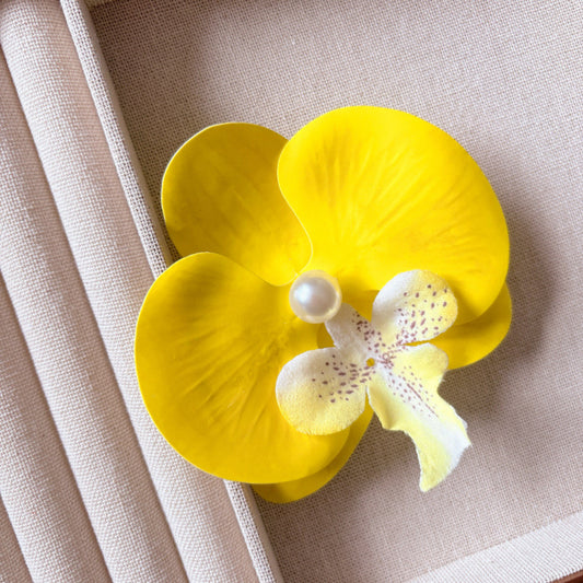 Hawaii Orchird Hairclip