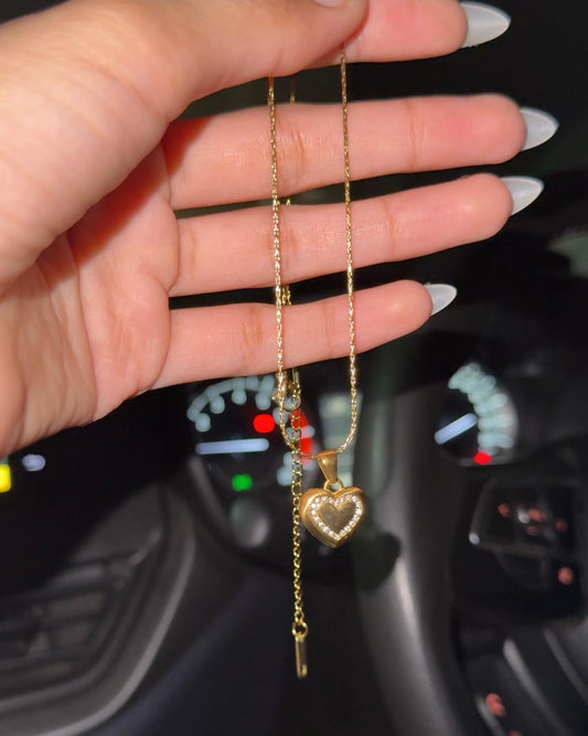 Hopeless Romantic Gold Necklace