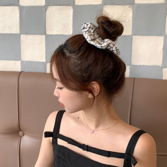 Cozy Oatmilk Scrunchie