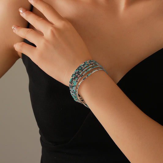 Sparkling in Blue Bracelet Set