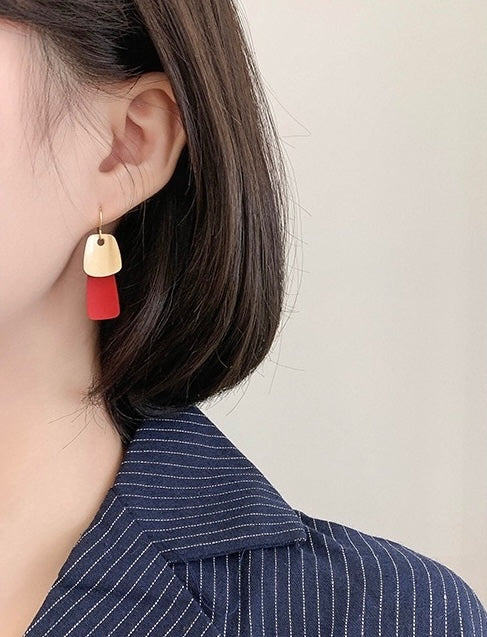 Metro Scarlet Earrings