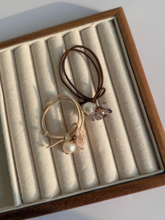 Hazelnut Pearly Hairtie