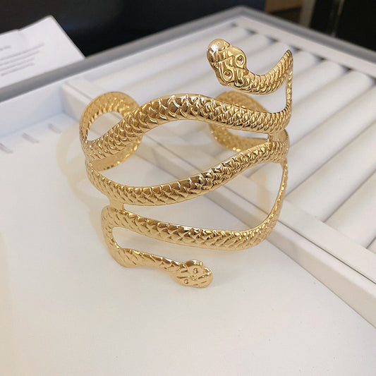 Golden Viper Arm Cuff
