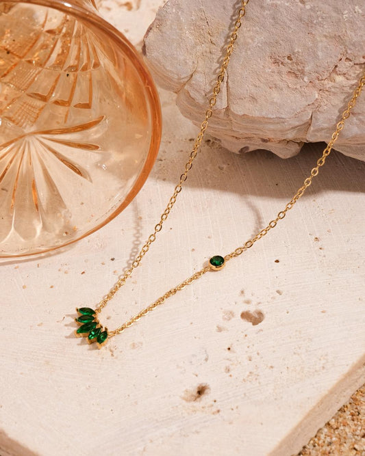 Grecian Emerald Necklace