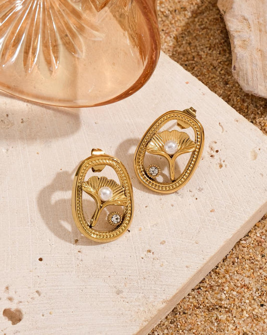 Tahiti-Island Pearl Earrings