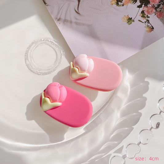 Scoop of Pink! Hair Pins ( Pack of 2)