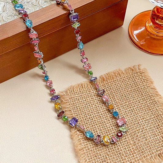 Viral Rhinestones Necklace