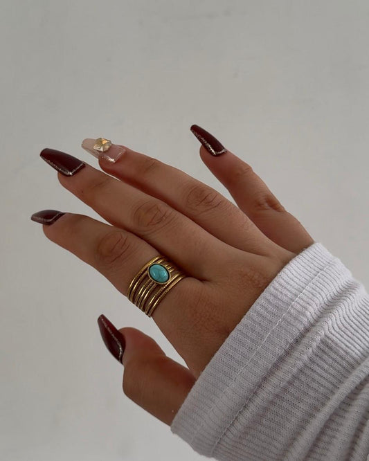 Cleopatra Multi-layered Ring