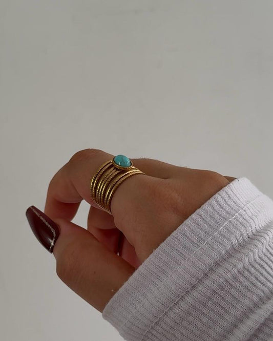 Cleopatra Multi-layered Ring