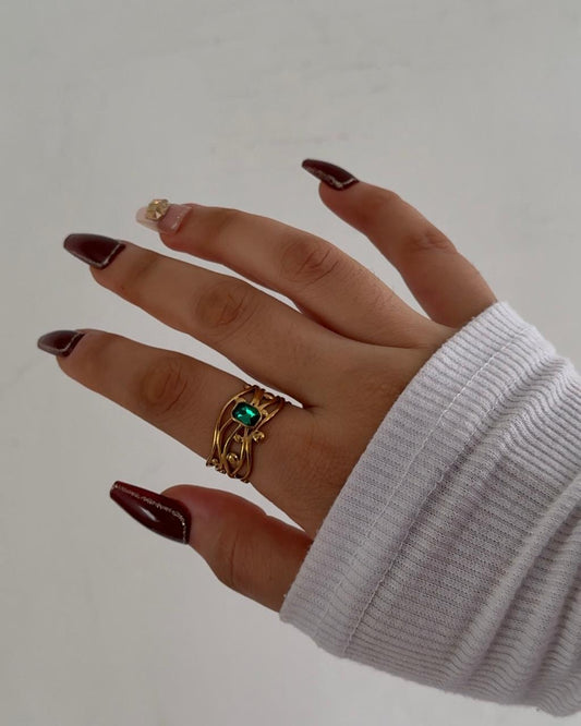 Athena Emerald Ring