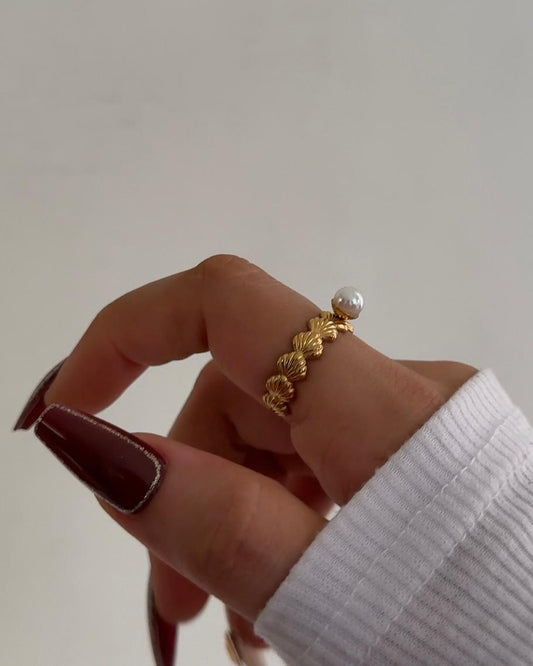 Bali Baby Pearl Ring