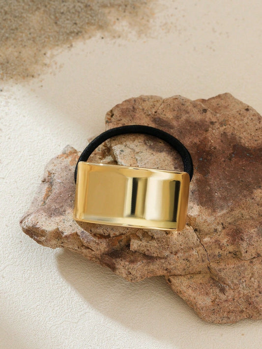 Rectangular Statement Metal Hair Tie