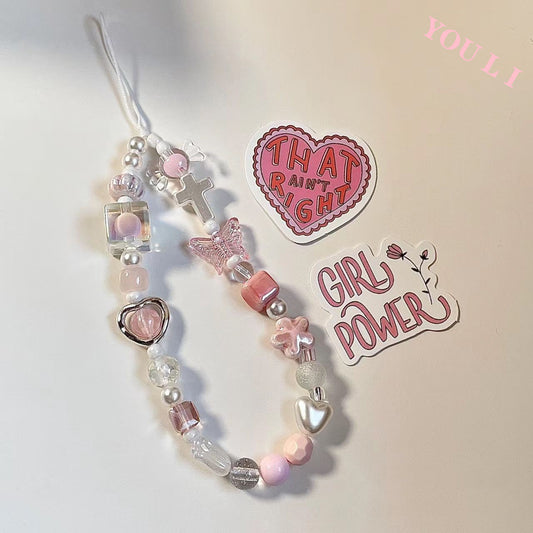 Y2k Doll-coded Beaded Phone Charm