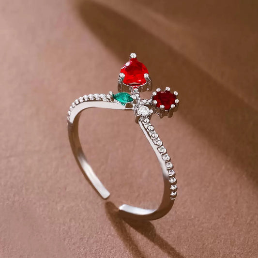 Cherry Twinkle Ring
