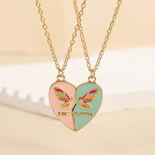 BFF Heart Necklace (combo)