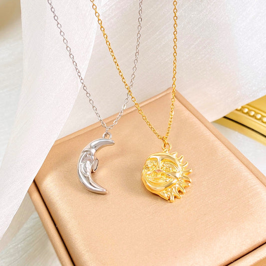 The Sun to my Moon! Necklace (combo)