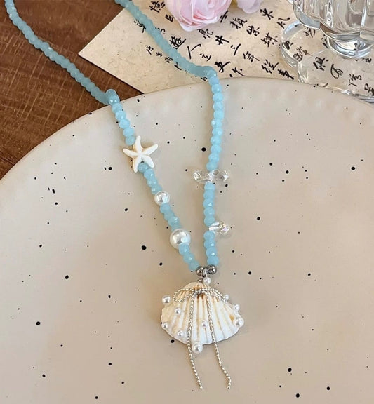 Mermaid Enchant Beaded Necklace