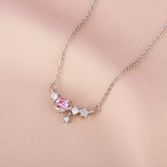 Lover’s Gaze Pink Necklace