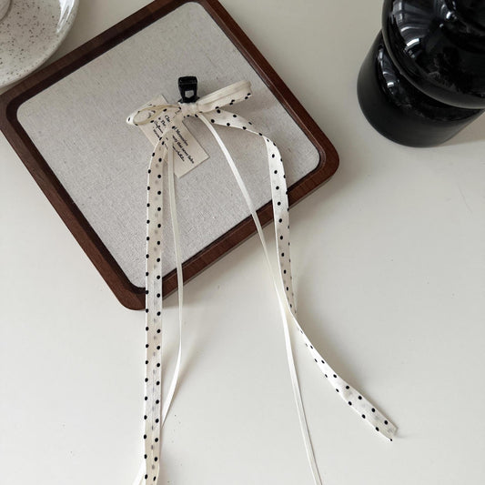 Vintage Monochrome Hair Bow