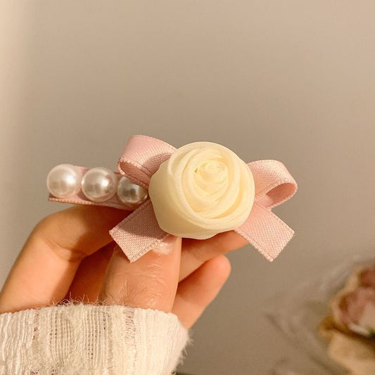 Mary Jane Rose Hair Clip