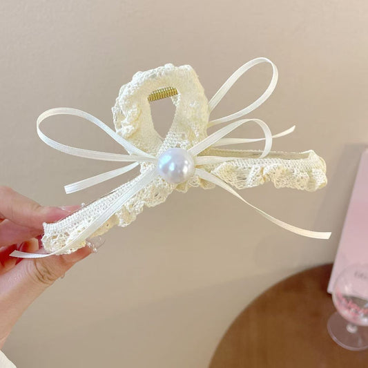 Fairy-Hour Bow Hair Clip