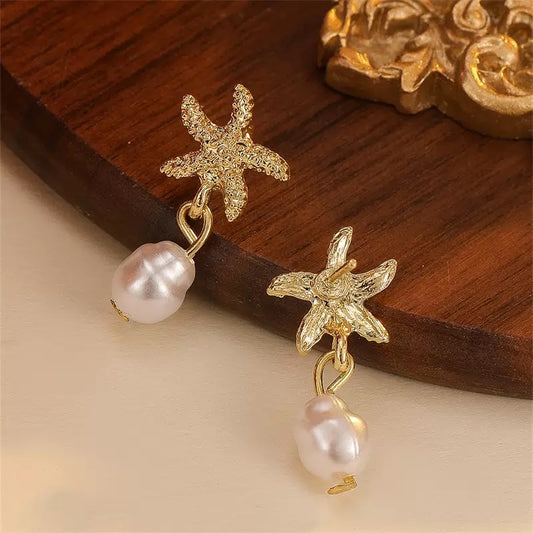 Sea Siren Pearl Drop Earrings
