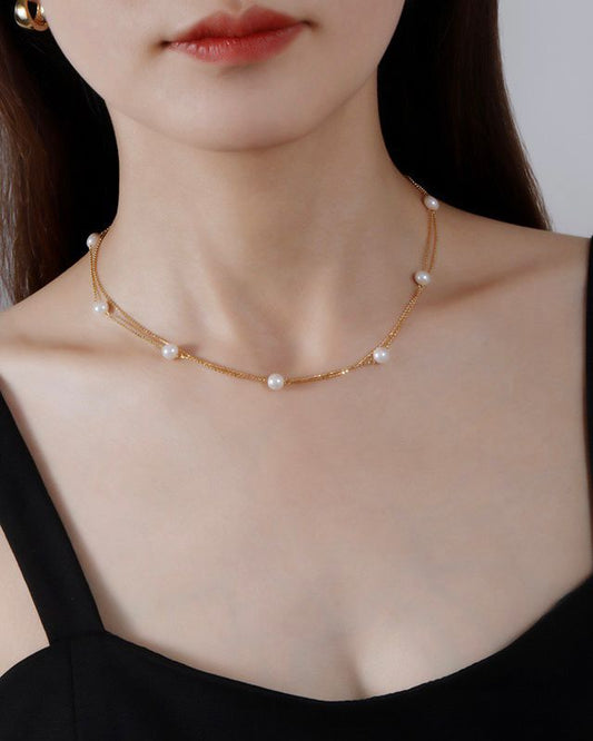 Gala of Pearl Necklace