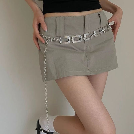 Snatched Babe Silver Waist-chain