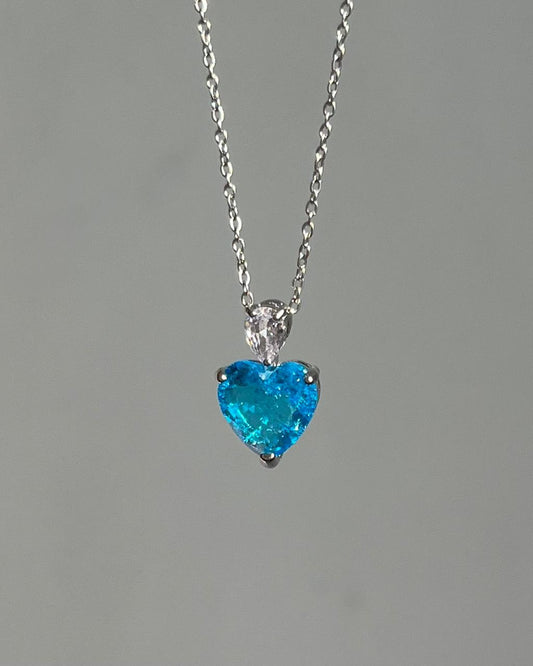 Cinderella Cobalt Rhinestone Necklace