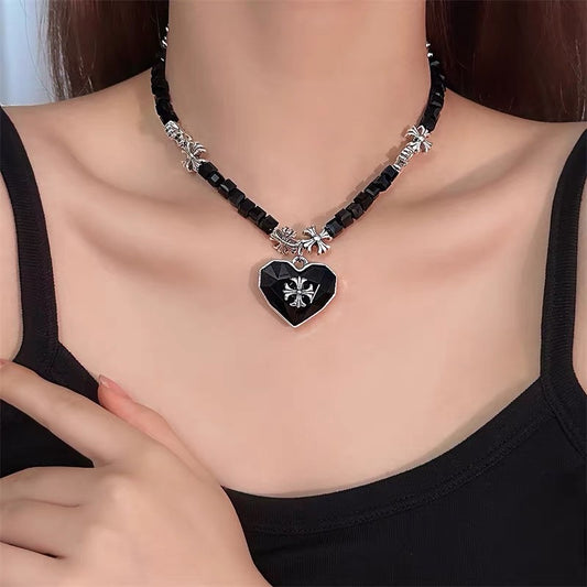 Cross Heart Necklace