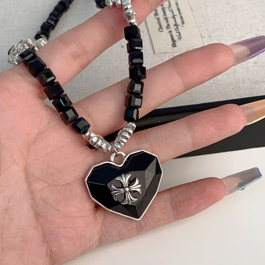 Cross Heart Necklace