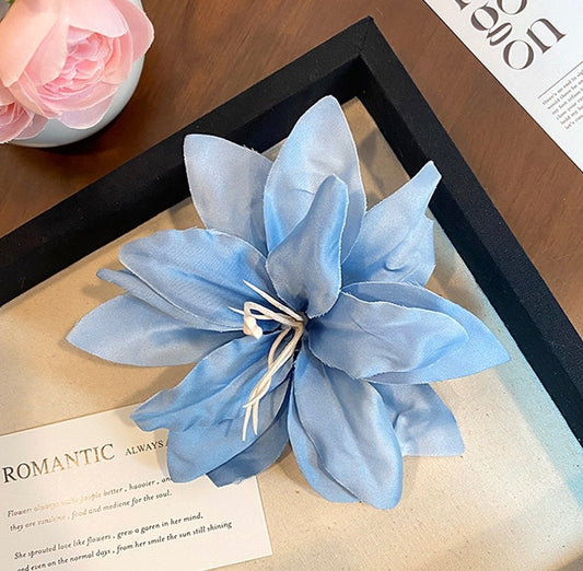 Wildflower Blue Hair Clip