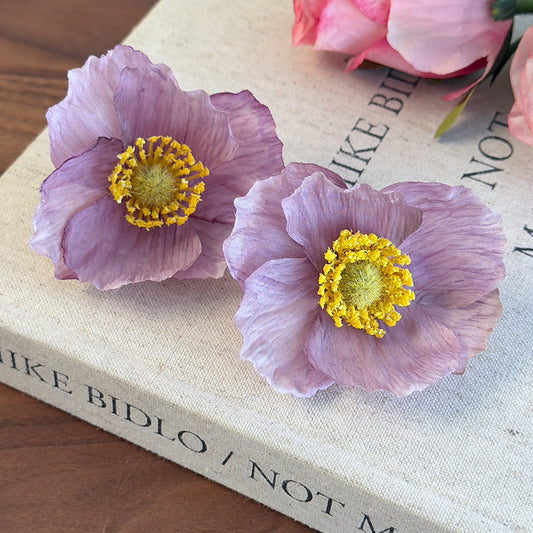Mauve Dreamscape Poppy Hair Clip