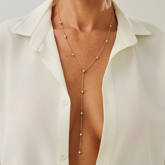 Sparkology Viral Y-shaped necklace