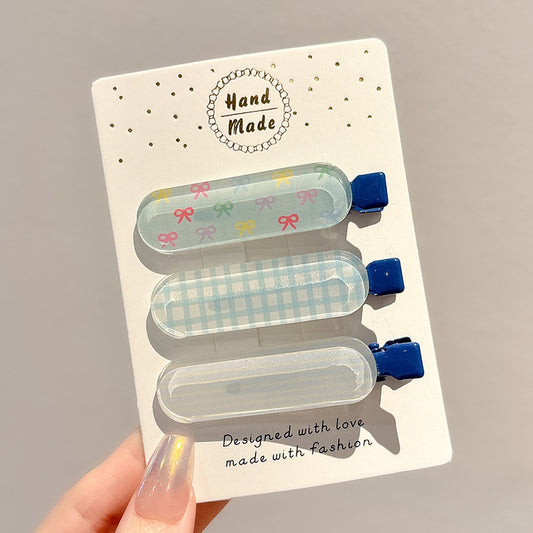 Pastels of Blue Hair Clips (Combo)