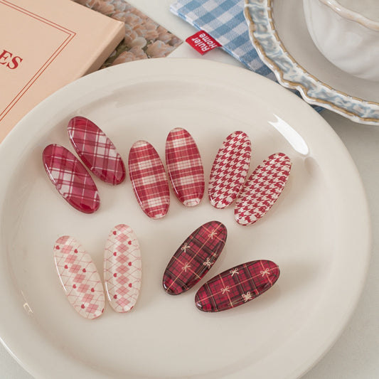 Viral Cherry Red Hair Clip